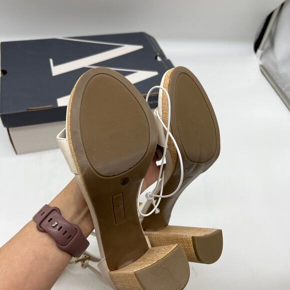 Worthington Womens Lynch Heeled Sandals Ivory Size 9.5M - Picture 13 of 15